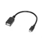 Logilink - USB OTG-adapter nutitelefonidele - USB tüüp A (W) - mikro-USB tüüp B (M) (USB 2.0) - 0,20 m - Must (AA0035)