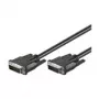 Wentronic Goobay DVI-D FullHD kaabel Dual Link, must, 5 m - DVI-D pistik Dual-Link (24+1 kontakti) > DVI-D pistik Dual-Link (24+1 kontakti) (68084)