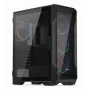 Arvutikorpus KRUX HEKO KRXD001 ATX Mid Tower, karastatud klaas, RGB, toetab ATX, GPU kuni 34 cm, protsessori jahuti 165 mm