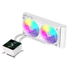 Gamemax CPU vedelikjahuti | GLACIER 240 LCD WH | Intel, AMD