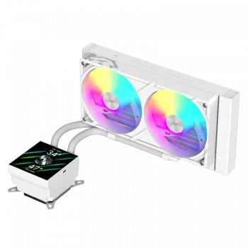 Gamemax CPU vedelikjahuti | GLACIER 240 LCD WH | Intel, AMD