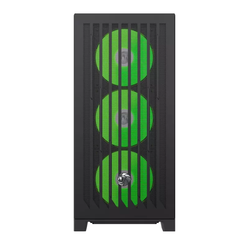 Gamemax korpus | LEADER 2 BK | Must | E-ATX | Toiteplokk pole kaasas