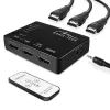 HDMI video lüliti MEDIA-TECH MT5207, 3x HDMI sisendit, 1x HDMI väljund, must