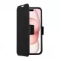 Screenor Clever rahakotiga ümbris iPhone 15 jaoks (6,1 tolli, PU-nahk, must) kaarditasku ja lauaalusega