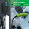 Qoltec mobiilne elektriauto laadija reguleeritav 2in1 Type2 | 7kW | 230V | CEE 3-pistik | Wi-Fi | LCD | kaasaskantav | seinakarp | 5m