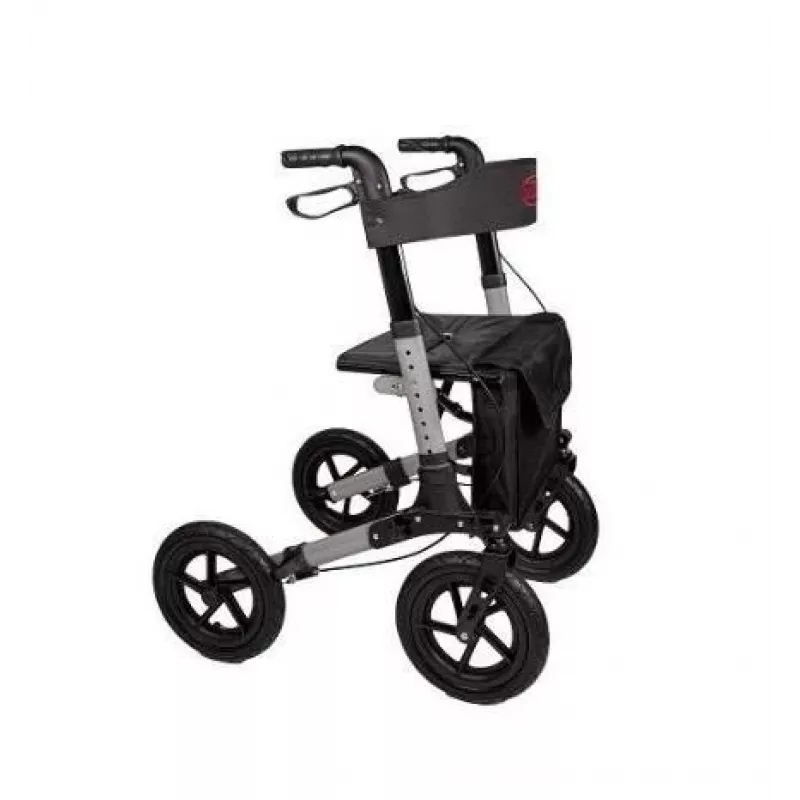 Walker (rollaator) ANTAR AT51036 — must, 27,9 cm (11 tolli) istmekõrgus, 9 kg, max koormus 136 kg, laius 870 mm, sügavus 630 mm