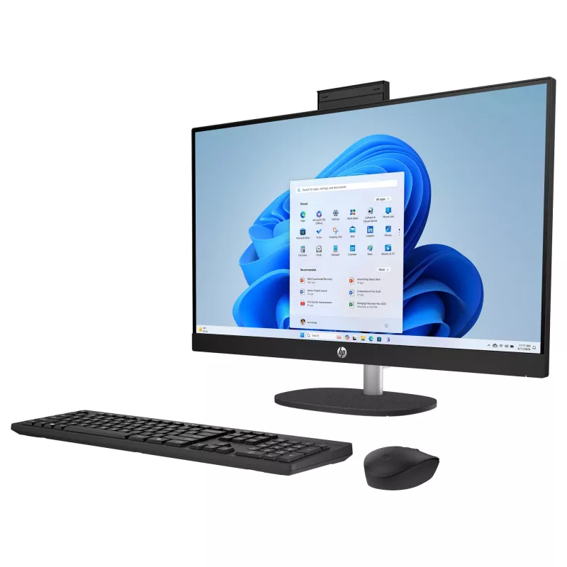 HP AI 27-cr2275ng - Kõik-ühes (Terviklahendus) - Core Ultra 7 255U - RAM 16 GB - SSD 512 GB - NVMe - Intel Graphics - 1GbE, Bluetooth 5.3, Wi-Fi 6 - WLAN: 802.11a/b/g/n/ac/ax,