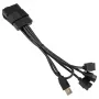 USB-jagaja Lian Li PW-U2TPAB tüüp A-pistik 1-3 IDC 9 kontakti