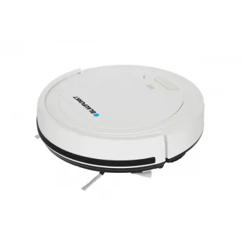 Robot vacuum BLAUPUNKT RVC201 — round, Valge, bagless 0.5 L dust container, 55 min runtime