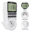 Elektrooniline taimer QOLTEC PC0628 LCD-ekraaniga, 24-tunnine tagasiloendus