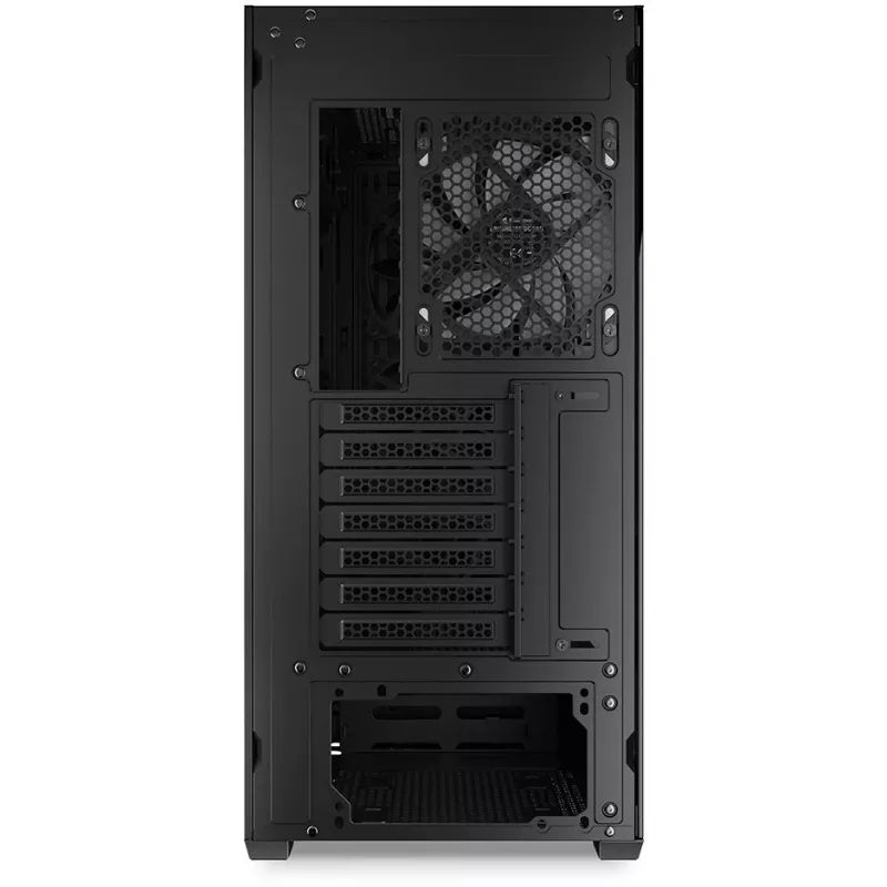 PC-korpus Sharkoon AK4W RGB Strip Midi Tower must