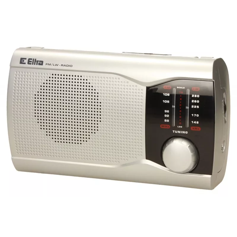 Kaasaskantav Eltra EWA Silver raadio — AM/FM vastuvõtja, akutoitel