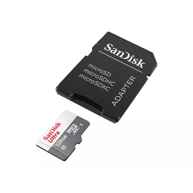 Flash-mälu SanDisk 128GB MicroSDXC UHS-I Class 10 SDSQUNR-128G-GN6TA
