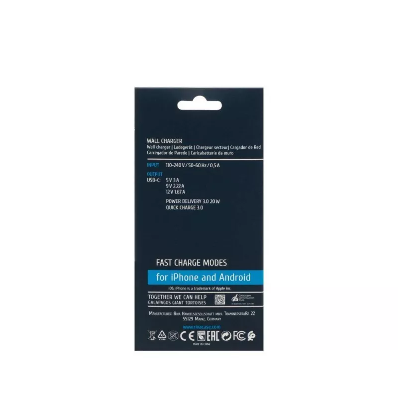Mobiililaadija SEINA/VALGE PS4101 W00 Rivacase