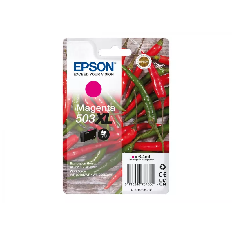 Epson 503XL tindikassett 1 tk Originaal Suure (XL) jõudlusega magenta