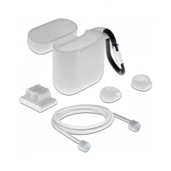 DeLOCK Apple AirPods tarvikukomplekt valge