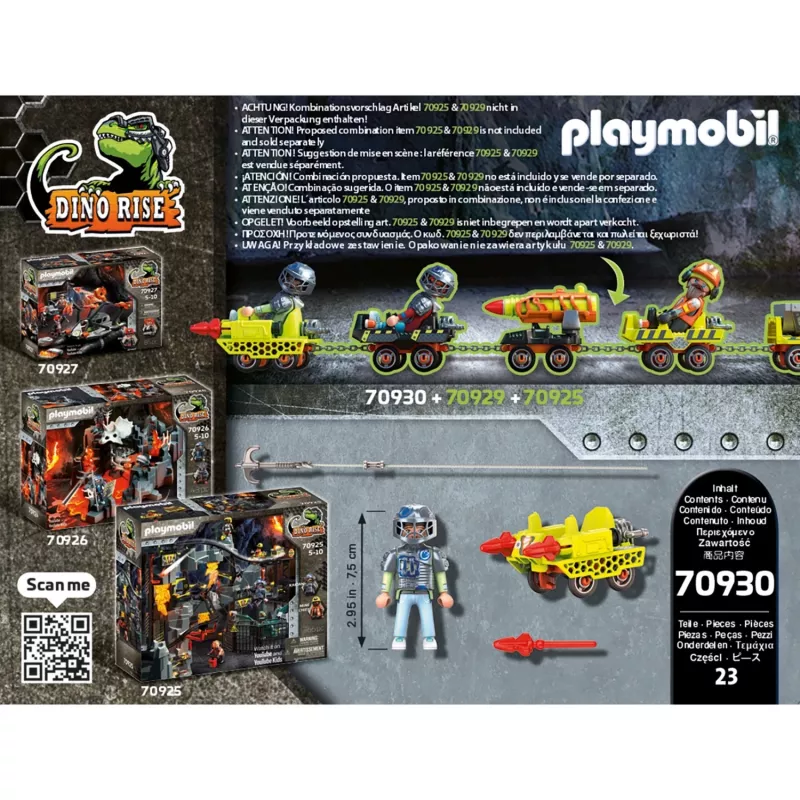 Komplekt DINO Rise 70930 Kaevanduse Ristleja