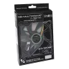 NoiseBlocker Multiframe M12-P 120 mm arvutikorpuse ventilaator, 2000 RPM, 133 m³/h, 4,5 V, must