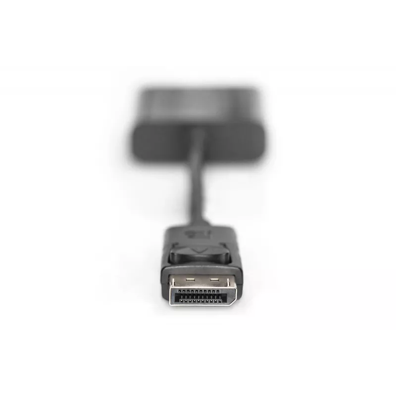 Assmann DisplayPort adapterkaabel. DP - HD15 M/F. 0.15m. lukustusega. DP 1.1 ühilduv. UL. sinine. varjestuseta. 32AWG (AK-340410-001-S)