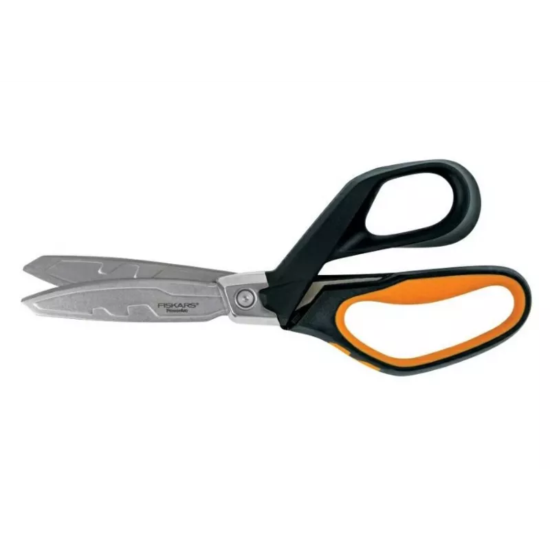 Käärid Fiskars PowerArc tugevad käärid 26 cm, ergonoomiline käepide, lõikamine kõvadele materjalidele