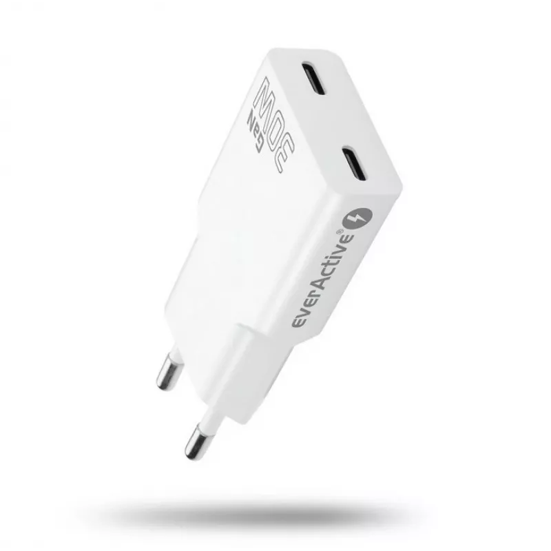 Toiteadapter everActive SC-385Q Super õhuke QC 4 kiirlaadimine — USB-kiirlaadija, kompaktne disain