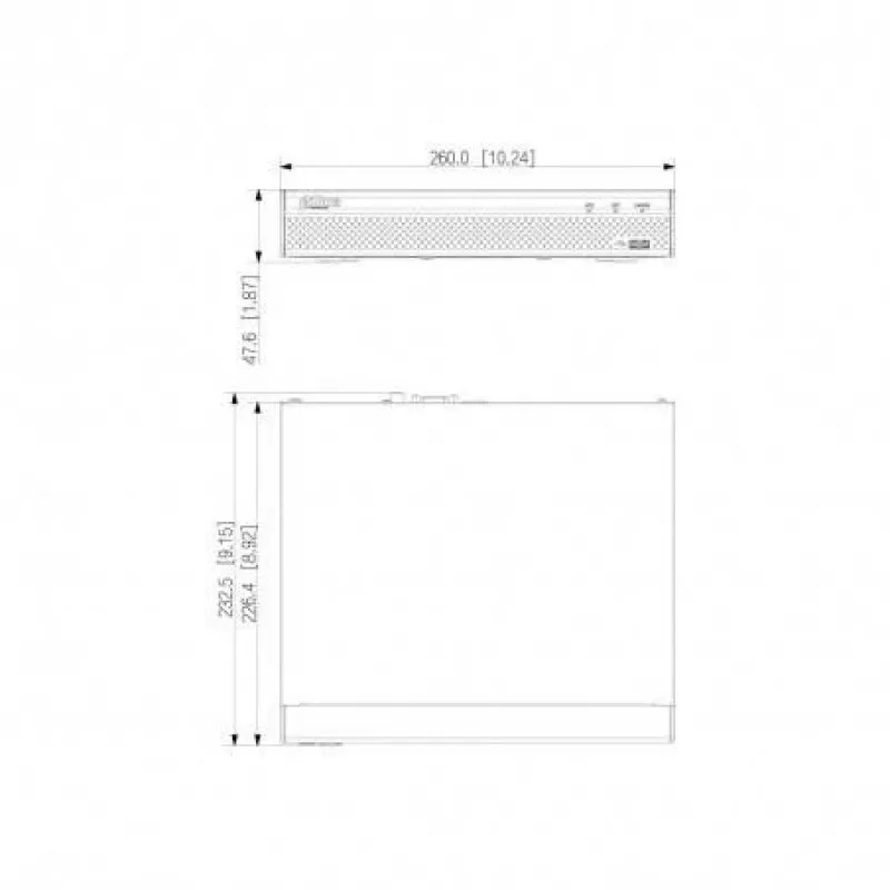Dahua Technology Lite NVR2108HS-4KS3 võrgusalvesti 1U must