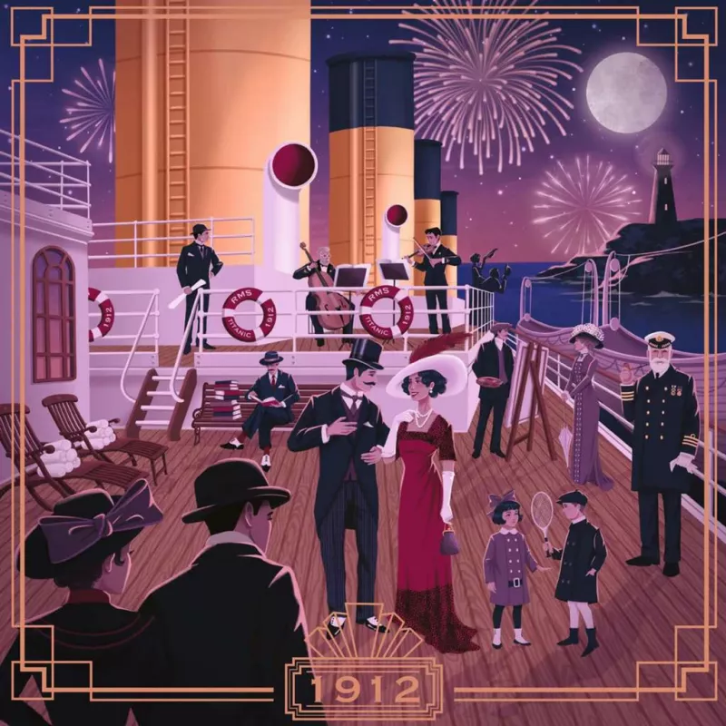 Mosaiikpilt Ravensburger Art & Soul Titanic — 750 tk
