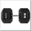 HMS Fitness HEX PRO 55 fikseeritud raskusega hantel 55 kg 1 tk