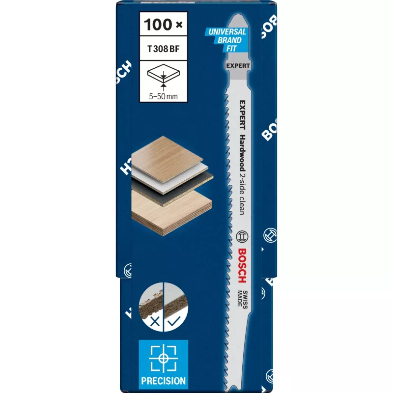 Bosch 2 608 900 546 pusle/saagimis-/tikksaeleht Pusleleht Bimetall 100 tk