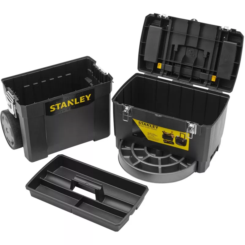 Stanley 1-93-968 Servante Carbone, Must, 47 x 63 x 30 cm