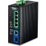 TRENDnet TI-BG50611 - versioon v1.0R - lüliti - tööstuslik - 4 x 10/100/1000/2.5G (PoE++) (TI-BG50611)