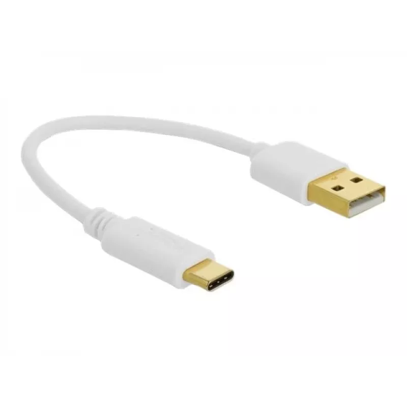 USB-laadimiskaabel DeLOCK Type-A USB USB-C-le 15 cm