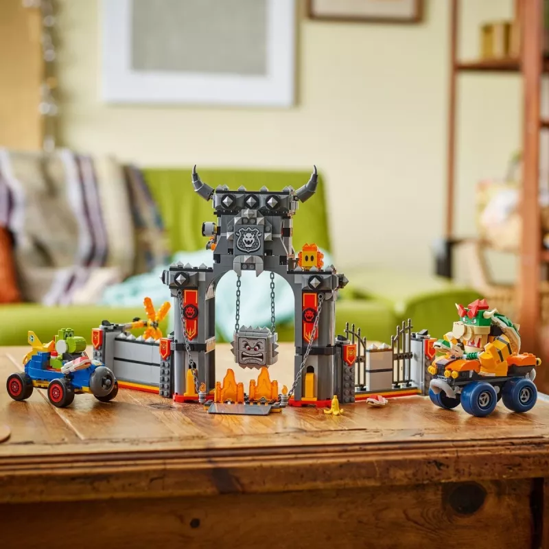 LEGO komplekt 72039 Super Mario Bowseri kindlus Mario Kardi autoga, interaktiivne ehitusmänguasi