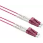 ROLINE fiiberoptiline kaabel 50/125um OM4 - LC/LC - terasarmeeritud - LSOH - violetne - 20 m