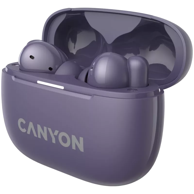 Canyon CNS-TWS10PL Kõrvaklapid ja peakomplekt True Wireless Stereo (TWS) kõrvasisesed kõned/muusika/sport/igapäevane kasutamine USB Type-C Bluetooth Violet (CNS-TWS10PL)