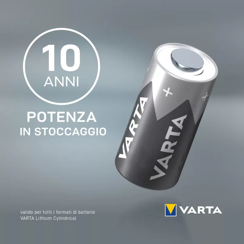 Varta liitium CR123A 3V 1600mAh kaameraaku