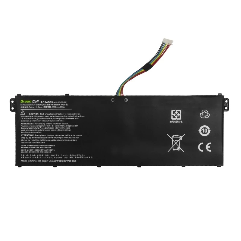Green Cell AC72 sülearvuti varuaku