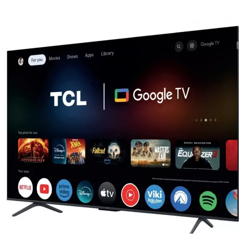 TV TCL 85P81K 85-tolline QLED 4K, energiaklass F