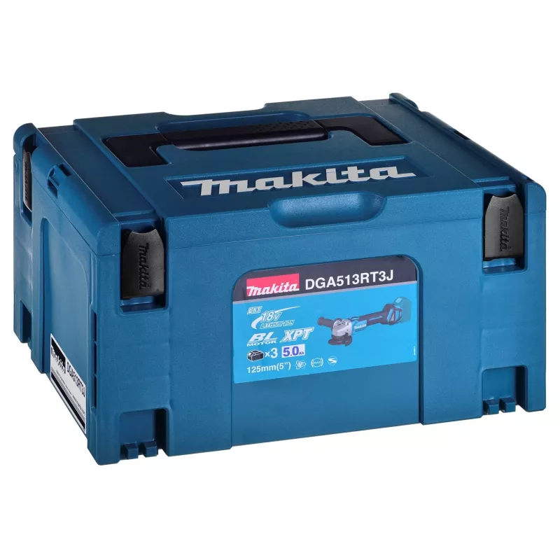 Nurklihvija 18V 3x5,0Ah aku DGA513RT3J MAKITA