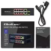 Etherneti kommutaator QOLTEC 52297 PoE RJ45 koos PoE üleslingi ja SFP-pordiga