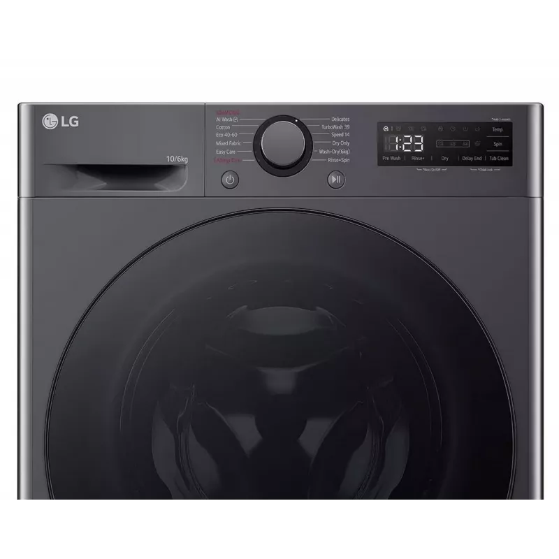 LG F4DR510S2M pesukuivatusmasin 10 kg / 6 kg 1400 RPM must