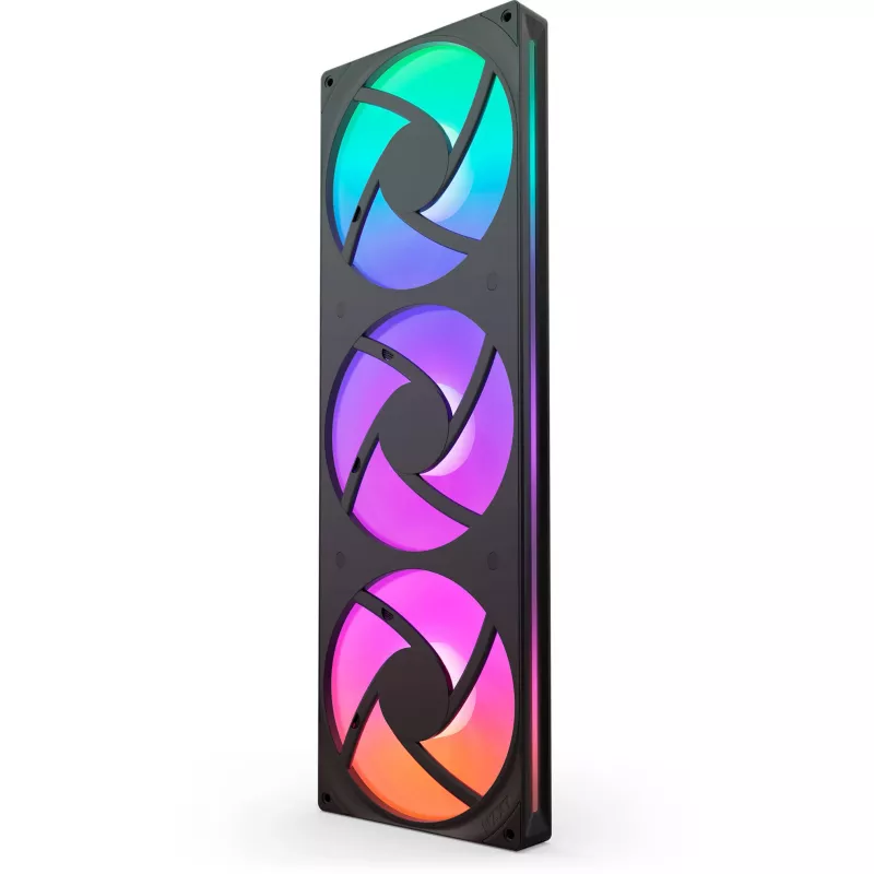 Ventilaator NZXT F420 RGB Core 14 cm must Fluid Dynamic Bearing