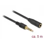 Audiojuhe 3,5 mm isane–emane DeLOCK 85635 5 m must