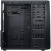 Korpus INTER-TECH B-42 Must Midi Tower, ATX, 2xUSB2.0, Sinine LED riba, toiteplokk valikuline