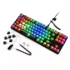 Mehaaniline mänguklaviatuur Sharkoon Crystal Shark Must DE RGB-valgustusega