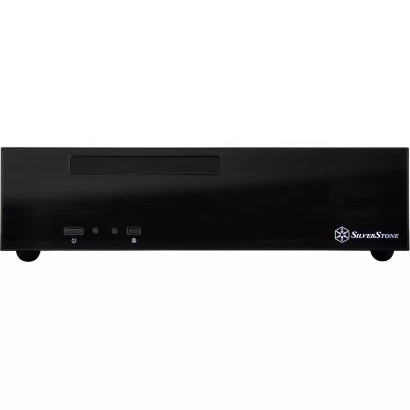 SilverStone MILO ML09 - Lauaarvuti - Mini-ITX - ilma toiteplokita (SFX12V) - Must - USB/Heli (SST-ML09B)
