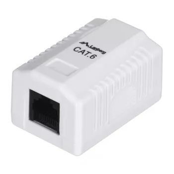 LANBERG RJ-45 pistikupesa karp OU6-0001-W, Cat6, valge