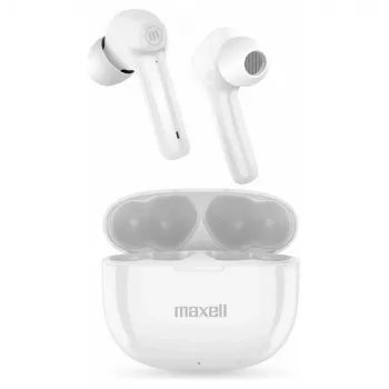 Maxell Dynamic+ juhtmevabad kõrvaklapid laadimisümbrisega Bluetooth valge
