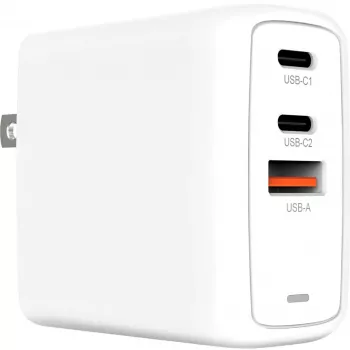 Laadija Creative Labs 67W GaN 1x USB-A 2x USB-C PD — 67W koguväljund, GaN tehnoloogia