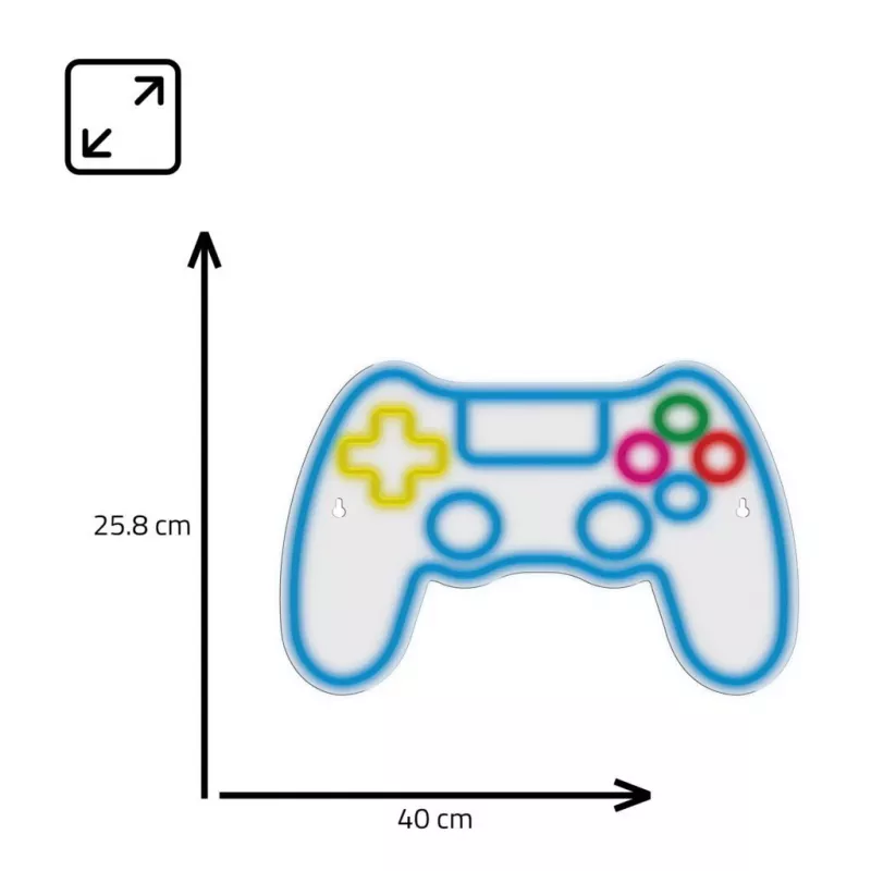 Juhtmega USB-mängupult MANTA SNL63MT Neoonvalgustid — PC-kontroller USB-ühendusega